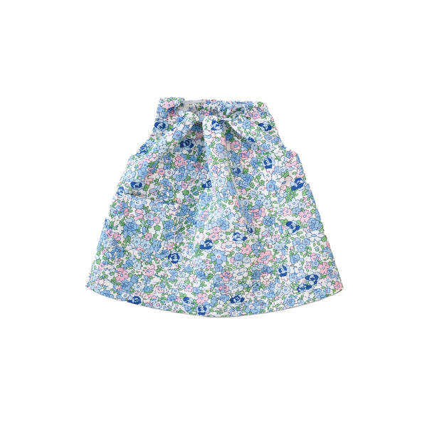 Floral patterned skirt on a white background