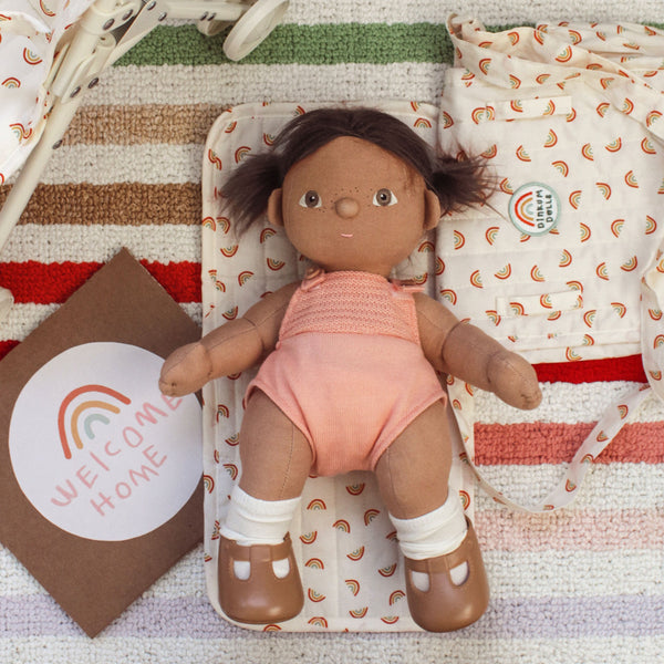 Carrie Convertible Changing Set - Rainbow