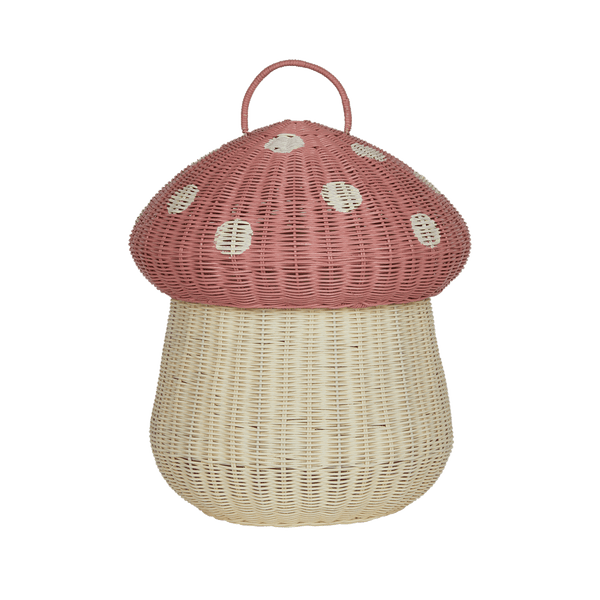 Mushroom Storage Basket - Musk