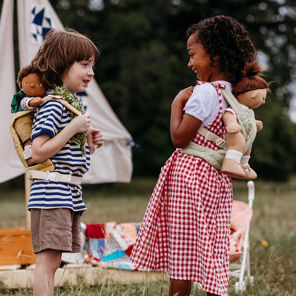 Dinkum Dolls Quilted Carrier - Sage
