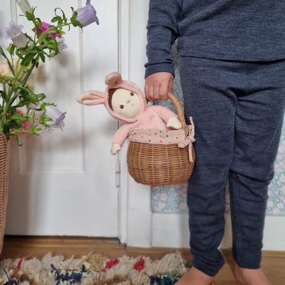 Dinky Dinkums Fluffle Family - Bella Bunny - Rose Pink