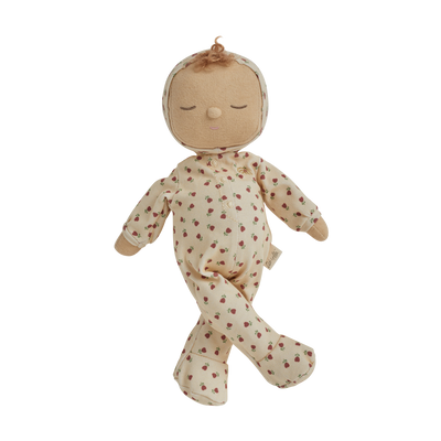 Olli Ella Christmas theme Dozy Dinkum with cream print