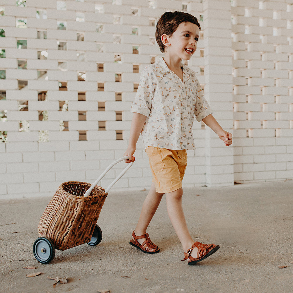 Rattan Original Luggy - Natural by Olli Ella UK