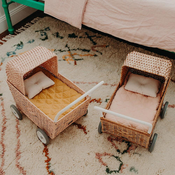 Organic Cotton Strolley Bedding Set - Mustard