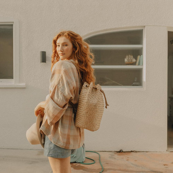 Satch Seagrass Backpack