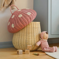 Mushroom Storage Basket - Musk