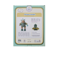 Dragon Griffin plush toy packaging with product images and text on a white background