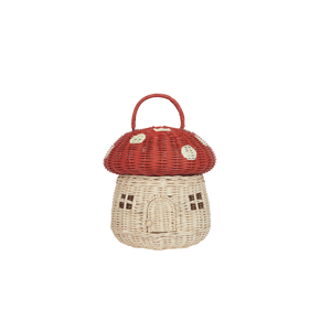 Rattan Mushroom Basket