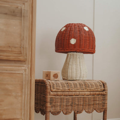 Toadstool Lamp - Red video