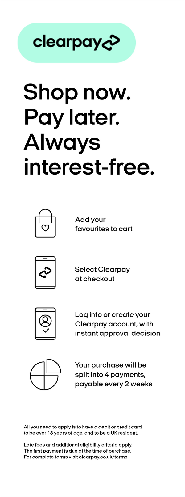 pay with afterpay clearpay
