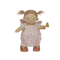 Dinkum Dolls Fairy Willow fairy doll wearing a pink starry dress with delicate wings and holding a glittery golden wand for imaginative play