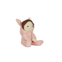 Dinky Dinkums Fluffle Family - Bella Bunny - Rose Pink