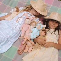 Dinky Dinkums Fluffle Family - Bella Bunny - Rose Pink