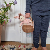Dinky Dinkums Fluffle Family - Bella Bunny - Rose Pink