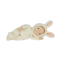 Dinky Dinkums Fluffle Family - Bobbin Bunny - Ivory