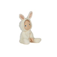 Dinky Dinkums Fluffle Family - Bobbin Bunny - Ivory