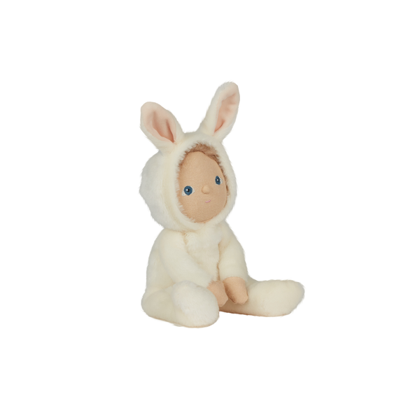 Dinky Dinkums Fluffle Family - Bobbin Bunny - Ivory