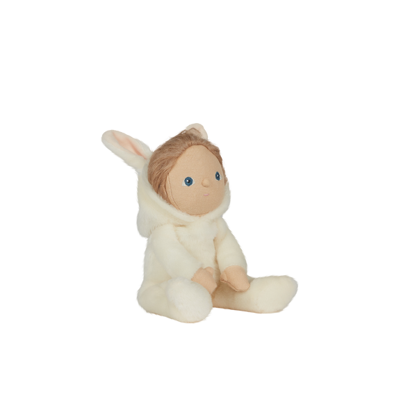 Dinky Dinkums Fluffle Family - Bobbin Bunny - Ivory