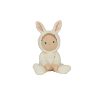Dinky Dinkums Fluffle Family - Bobbin Bunny - Ivory