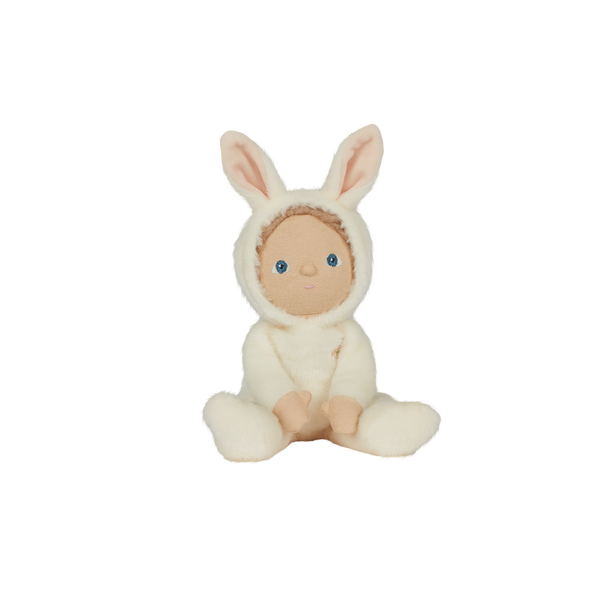 Dinky Dinkums Fluffle Family - Bobbin Bunny - Ivory
