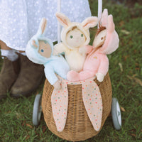 Dinky Dinkums Fluffle Family - Bobbin Bunny - Ivory