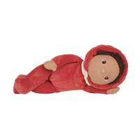 Meet Marley Mushroom, a delightful Dinky Dinkum plush doll from the Happy Harvest collection, featuring a posable body with gentle weighting and a soft velvet onesie. Collect all the friends and let your childs imagination run wild with imaginative play.