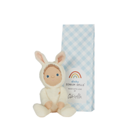 Dinky Dinkums Fluffle Family - Bobbin Bunny - Ivory