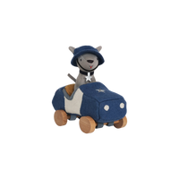 Olli Ella Holdie Dog-Go officer police car and dog driver side view