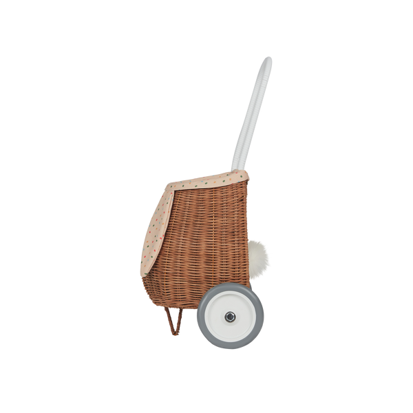 Rattan Bunny Luggy with Lining - Gumdrop