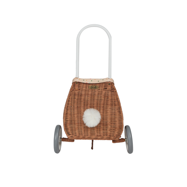 Rattan Bunny Luggy with Lining - Gumdrop