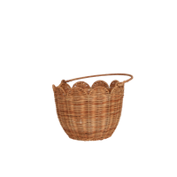 Rattan Tulip Carry Basket - Natural