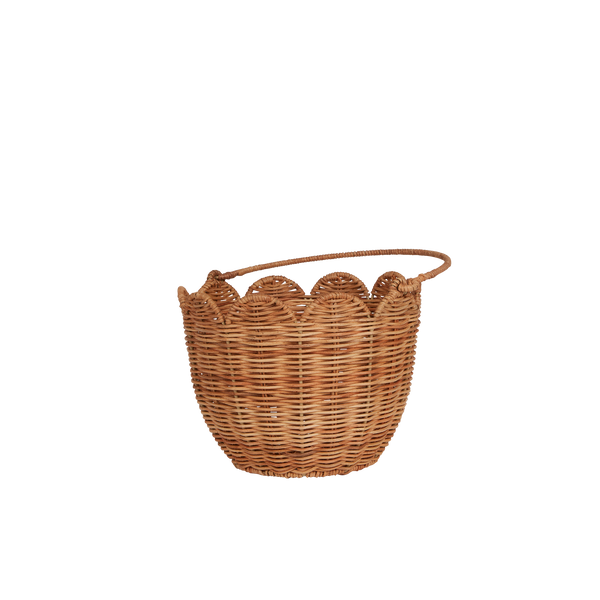 Rattan Tulip Carry Basket - Natural