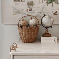 Rattan Tulip Carry Basket - Natural