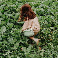 Mini Chari Rattan Bag - Mint