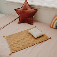 Organic Cotton Strolley Bedding Set - Mustard