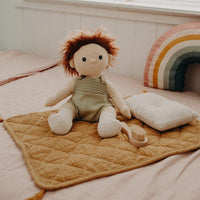 Organic Cotton Strolley Bedding Set - Mustard