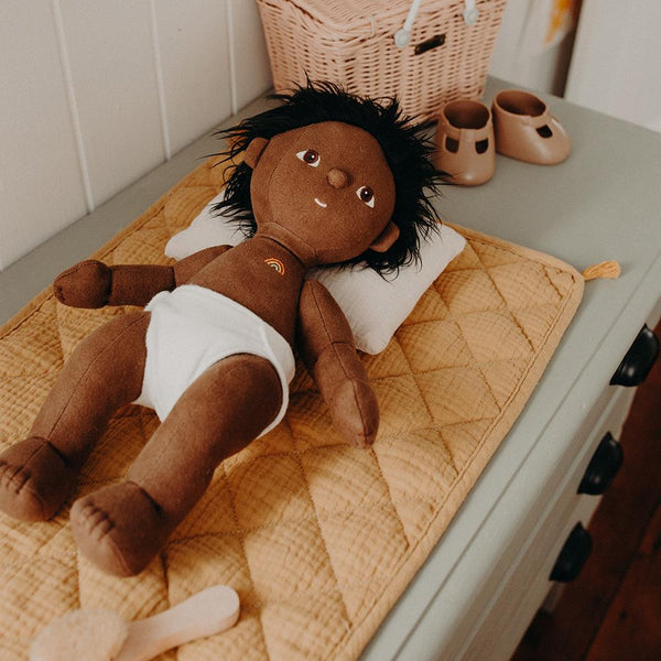 Organic Cotton Strolley Bedding Set - Mustard