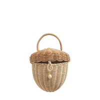 Rattan Acorn Bag