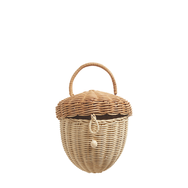 Rattan Acorn Bag
