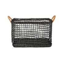 Rattan Cabouche Basket - Ink