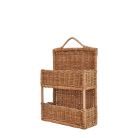 Rattan Hello Hanging Shelf