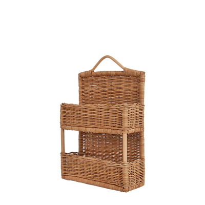 Rattan Hello Hanging Shelf