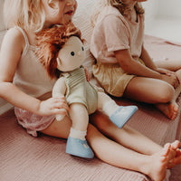 Dinkum Dolls Shoes - Heron Blue
