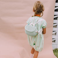 Mini Chari Rattan Bag - Mint