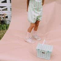 Piki Rattan Basket - Mint