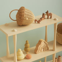 Rattan Acorn Bag