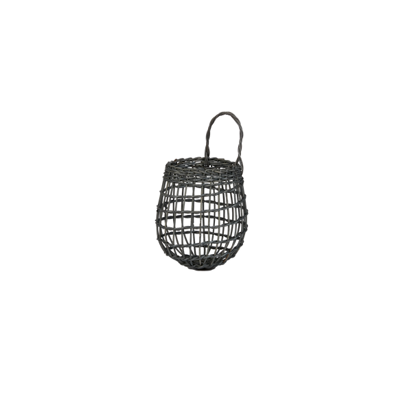 Rattan Onion Basket Duo - Ink
