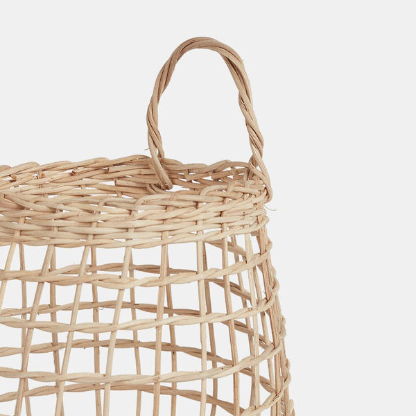 Rattan Onion Basket Duo - Straw