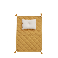 Organic Cotton Strolley Bedding Set - Mustard