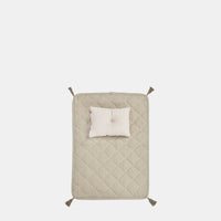 Organic Cotton Muslin Strolley Bedding Set - Seafoam